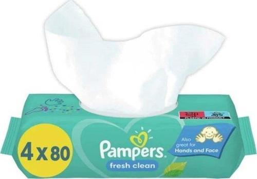Pampers Baby Islak Islak Havlu Temiz Ve Ferah 80'li (4x80) 320 Yaprak