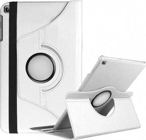 Samsung Galaxy Note Pro P900 Dönebilen Stantlı Tablet Kılıfı - Beyaz