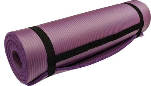 10 mm Yoga Mat & Pilates Minderi Lila