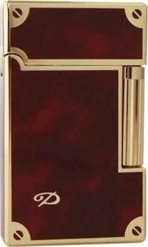 Vindiesel Dupont Tarz Bordo Renk Soft Flame Çakmak Logolu