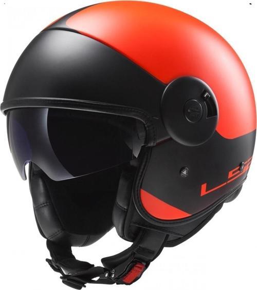 Cabrıo Yarım Kask Mat Turuncu X-SMALL