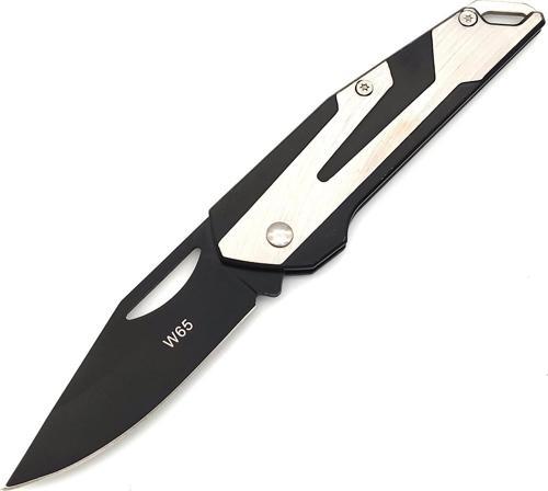 W65 Katlanabilir Outdoor Kamp Çakısı Gri