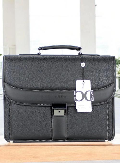 Siyah Klasik Evrak Model Erkek 15.6 inç Laptop Çantası