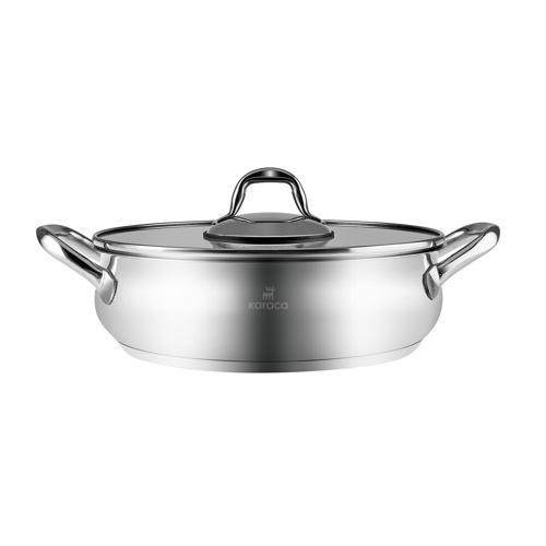 New Akara İndüksiyon Tabanlı Çelik Karnıyarık Tencere 26 Cm