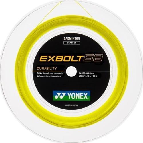 Exbolt 68 Badminton Kordajı 0.68 mm 200 Metre Sarı