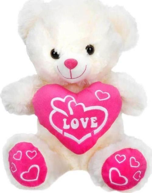 Kalpli Peluş Ayı 30 cm.