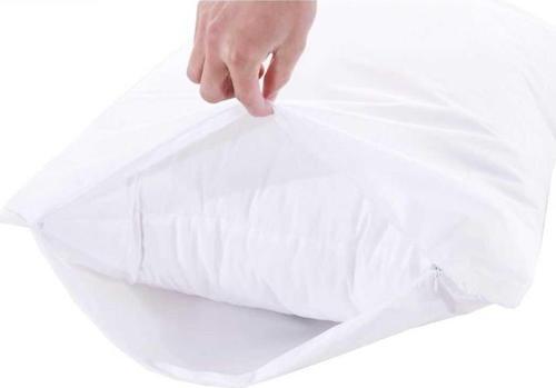 4 lü Sıvı Geçirmez Yastık Alezi Pamuklu Fermuarlı 50x70