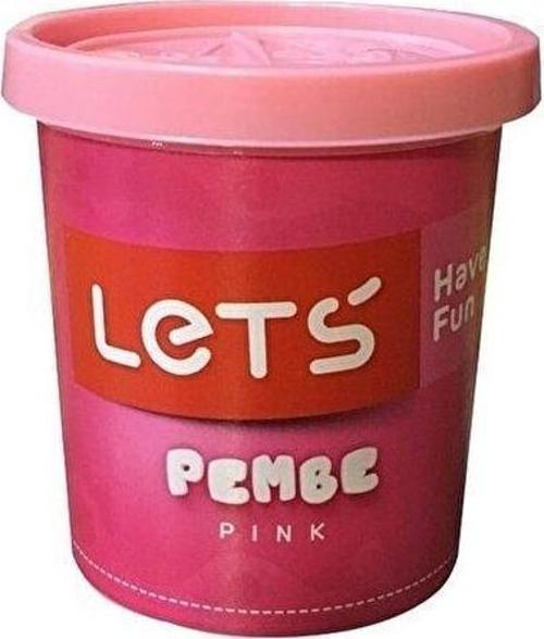 Tek Renk Oyun Hamuru Pembe 115 Gram (Tekli)