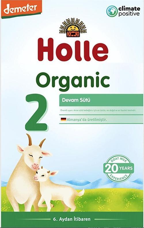 2 Organik Keçi Sütlü Devam Sütü 400 gr 6+ Ay