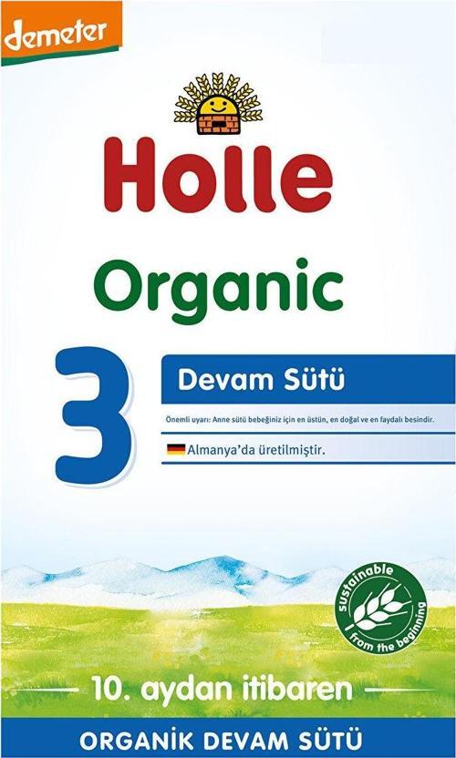 3 Organik Devam Sütü 600  gr 1+ Yaş