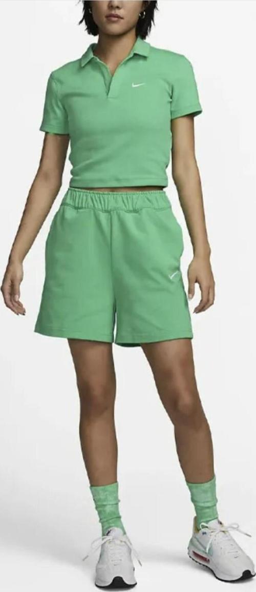 Sportswear Jersey Kadın Yeşil Şort