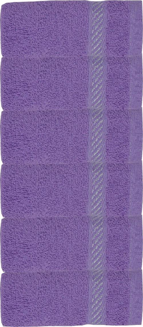 6 lı %100 Pamuk Mutfak Havlusu Takımı 30X30 Cm Düz Renk