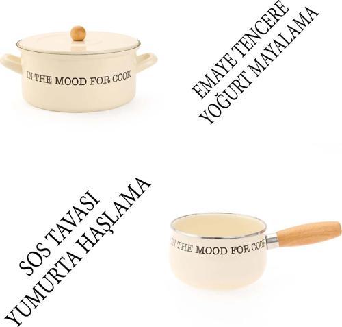 Emaye Sos Tavası 16 CM Ve 22 CM Emaye Tencere