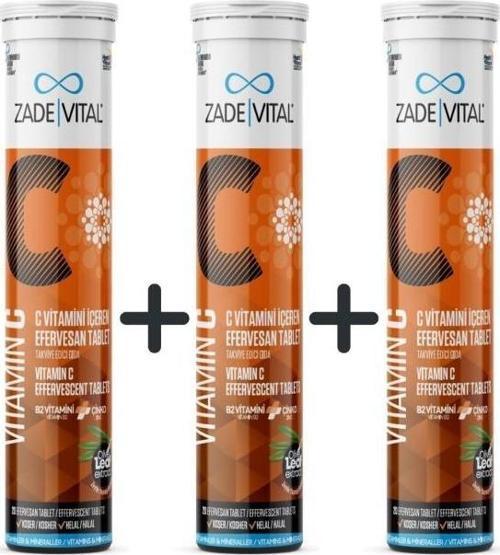 C Vitamini 20 Efervesan Tablet 3 Adet