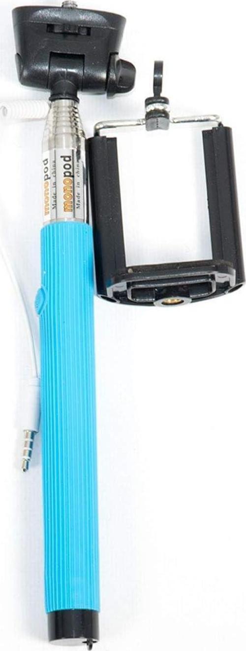 Yüksek Kaliteli Marka Z07-5S Selfie Çubuğu Mavi