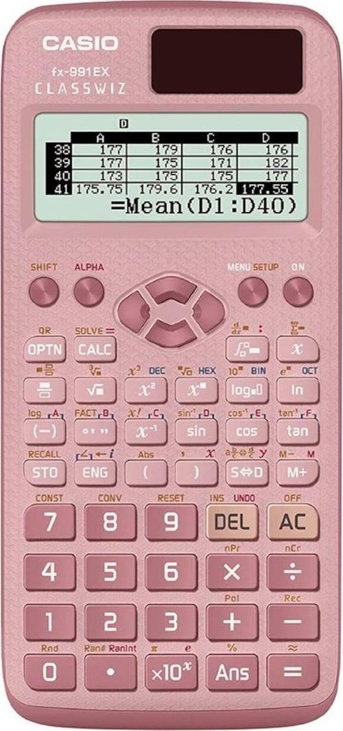 FX-991EX-PK Pembe Bilimsel Fonksiyonlu Hesap Makinesi