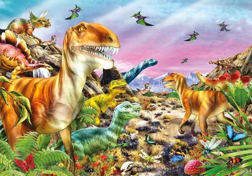Land of Dinosaurs Puzzle 104 Parça 25779