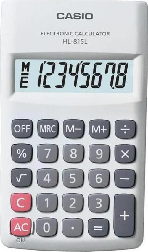 HL-815L-WE 8 Hane Beyaz Hesap Makinesi