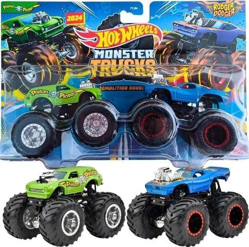 Monster Trucks 1:64 Güçlü İkili Arabalar POİSON PİNTO - RODGER DODGER FYJ64-HWN70