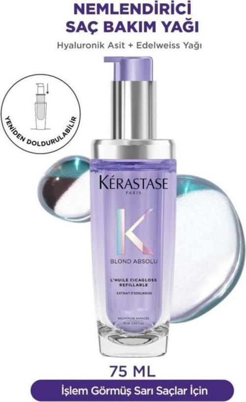 Blond Absolu L'huile Cicagloss Sarı Saçlar Için Saç Bakım Yağı 75 ml