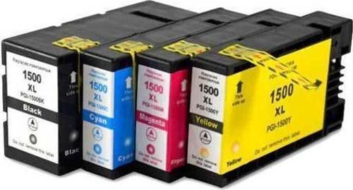 Canon PGI-1500XL / Maxify MB2050 / MB2150 / MB2155 / MB2350 / MB2750 / MB2755 4 Renk Set Muadil Kart