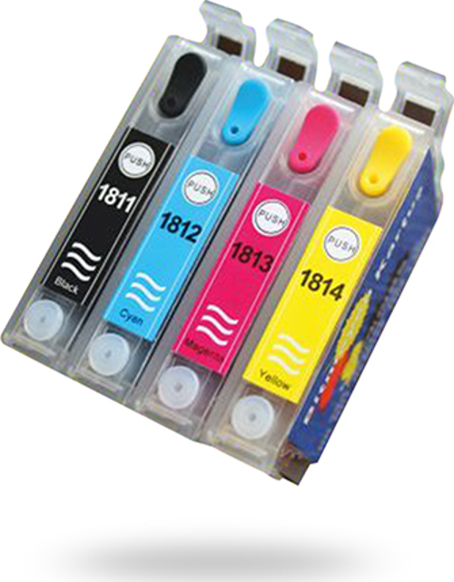 DOLU - EPSON 1811-T1814 / 1801-1084 UYUMLU Kolay Dolan Kartuşlar - XP-202/ XP-302/ XP-305/ XP-405