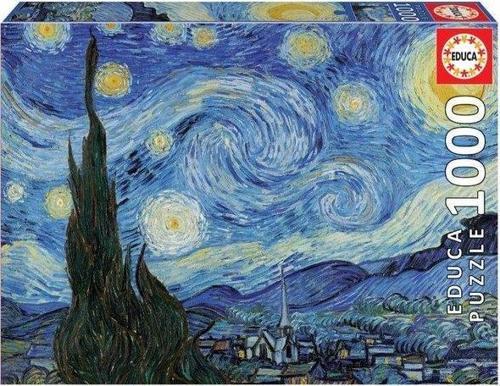 1000 Parça Yıldızlı Gece, Vincent Van Gogh