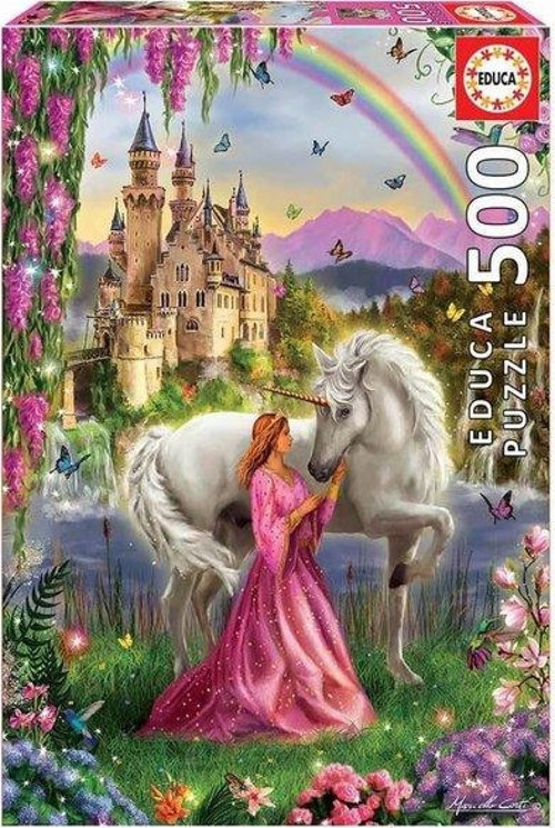 17985 Fairy And Unicorn 500 Parça Puzzle