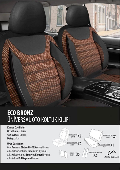 Subaru Svx Koltuk Kılıfı Eco Bronz