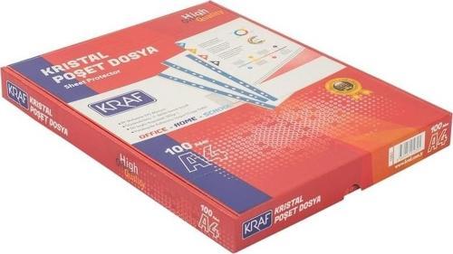 POSET DOSYA A4 KRISTAL 100 LÜ 1001