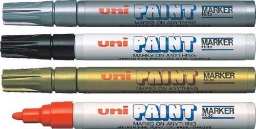 UNI BOYAMA MARKÖRÜ PAINT PX-20 2.2-2.8 YESIL  - (12 Adet)