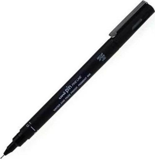 UNI DRAWING PEN PIN01-200 0.1 SIYAH - (12 Adet)