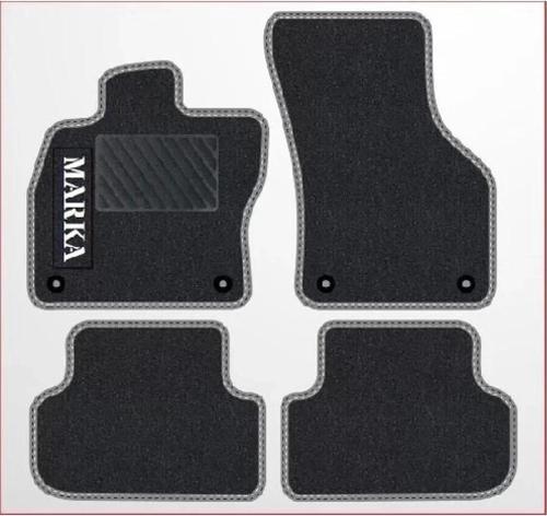 HONDA CİVİC EP3 2001-2005 -HATCHBACK -3 KAPI -TYPER Sİ   Siyah Halı Gri Kenar Petek Topuk
