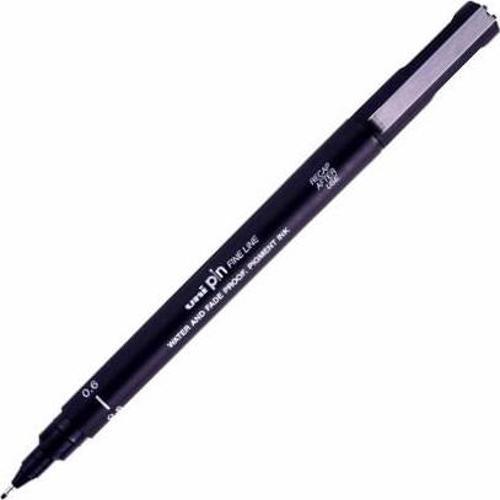 UNI DRAWING PEN PIN06-200 0.6 SIYAH - (12 Adet)