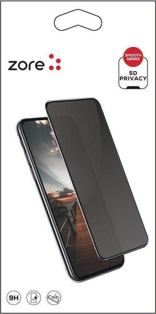 Xiaomi Redmi 12 Zore New 5D Privacy Temperli Ekran Koruyucu