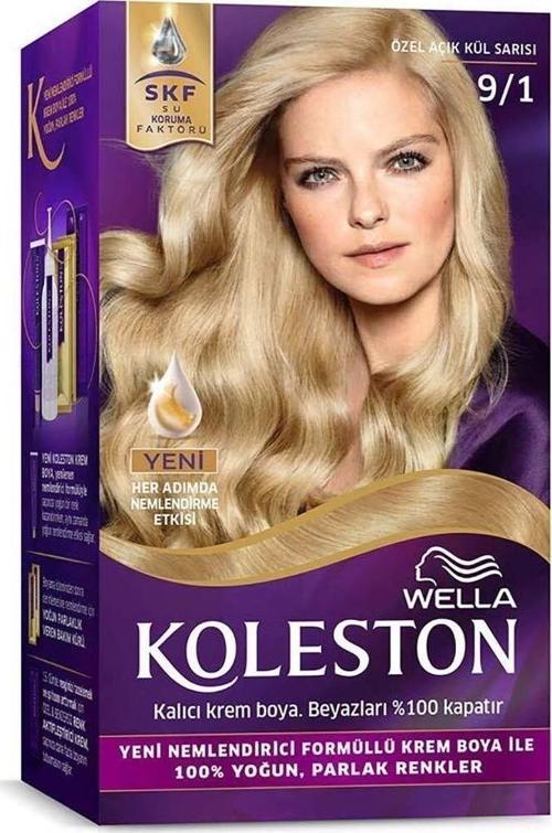 Koleston Kit Saç Boyası 9/1 Özel Açık Kül Sarısı