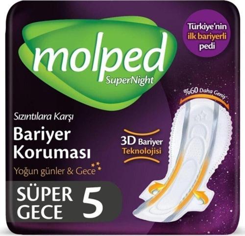 Supernight Hijyenik Kadin Pedi 5'Li