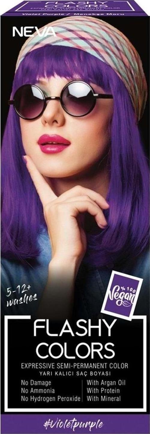 Flashy Colors Yarı Kalıcı Saç Boyası Menekşe Moru-Violet Purple