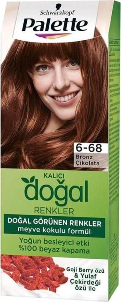 Saç Boyası Kalıcı Doğal Renkler 6,68 Bronz Çikolata
