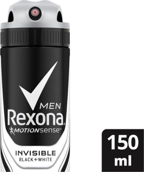 Men Invisible Black Aerosol 150Ml