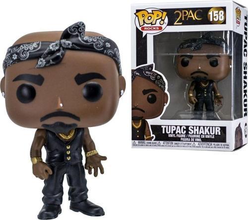2Pac Tupac Shakur With Vest/Bandana Pop #158 Rocks Vinyl Figure Figür