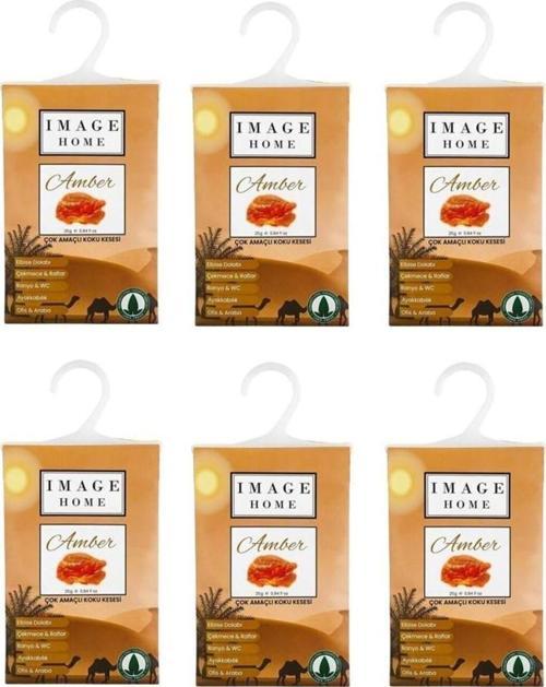Amber Çok Amaçlı Koku Kesesi -6 Lı Askılı Ayakkbılık - Dolap İçi Parfüm Kokusu Kesesi