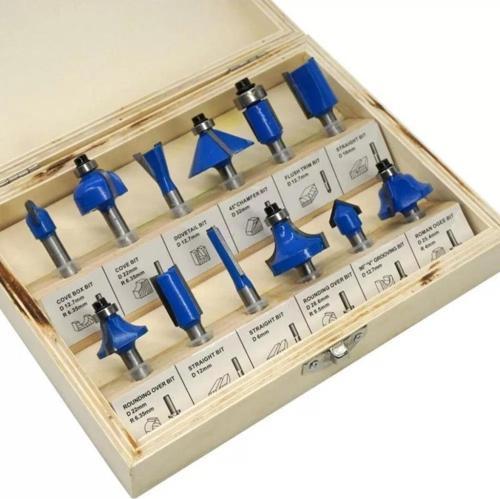 Th03038 Freze Bıçağı 6Mm Set 12 Parça