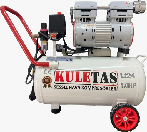 Süper Sessiz Yağsız Hava Kompresörü 24 Litre