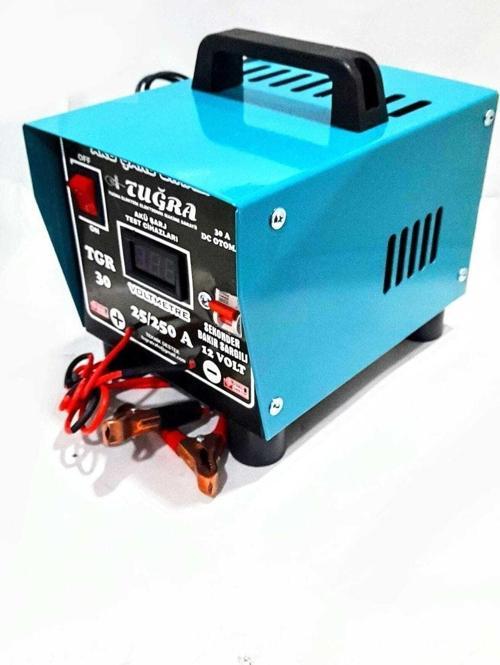 12 V 30 Amper 250 Ampere Kadar Akü Şarj Cihazı Redresör Bakır Sargılı