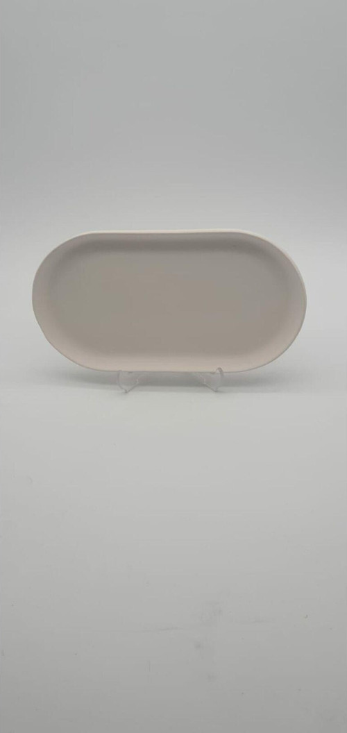 Seramik Bisküvi 23Cm Kayık Tabak