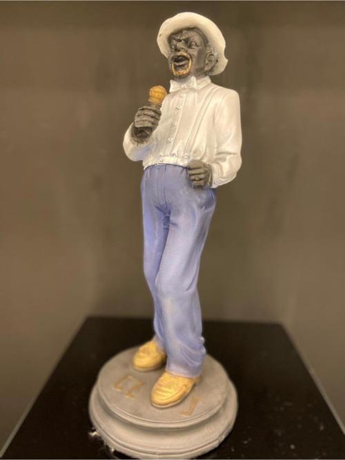 Mıkrofon Tutan Obje Lacivert - Gri