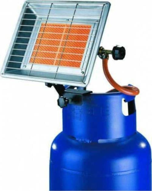 Çiftli Büyük Tüplü Kamp Soba Büyük Tüp Üstü Isıtıcı 3000 Watt