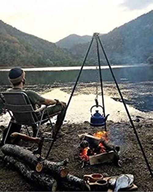 Portatif Metal Üç Ayaklı Izgara