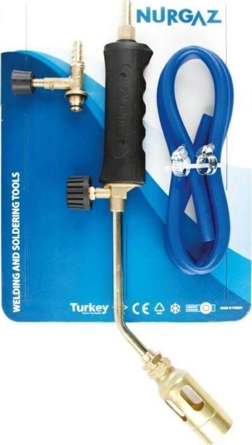 Propan Tav Ve Kaynak Seti 35 Mm Başlıklı Hortum Kelepçe Musluk Dahil